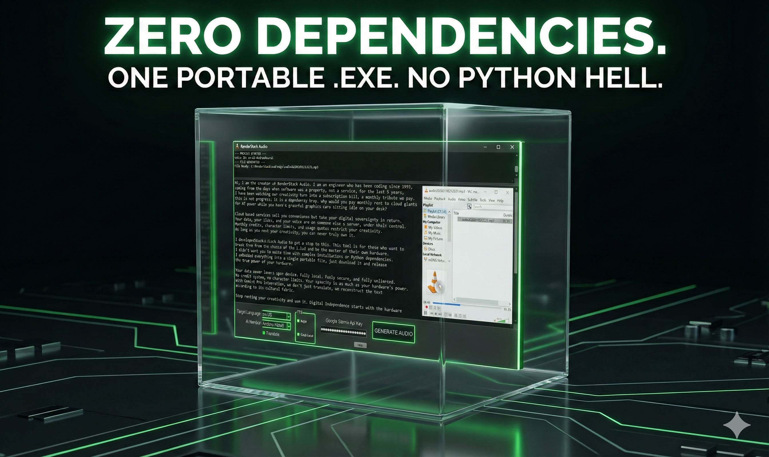 RenderStack Audio - Screenshot 2 showing product features and functionality