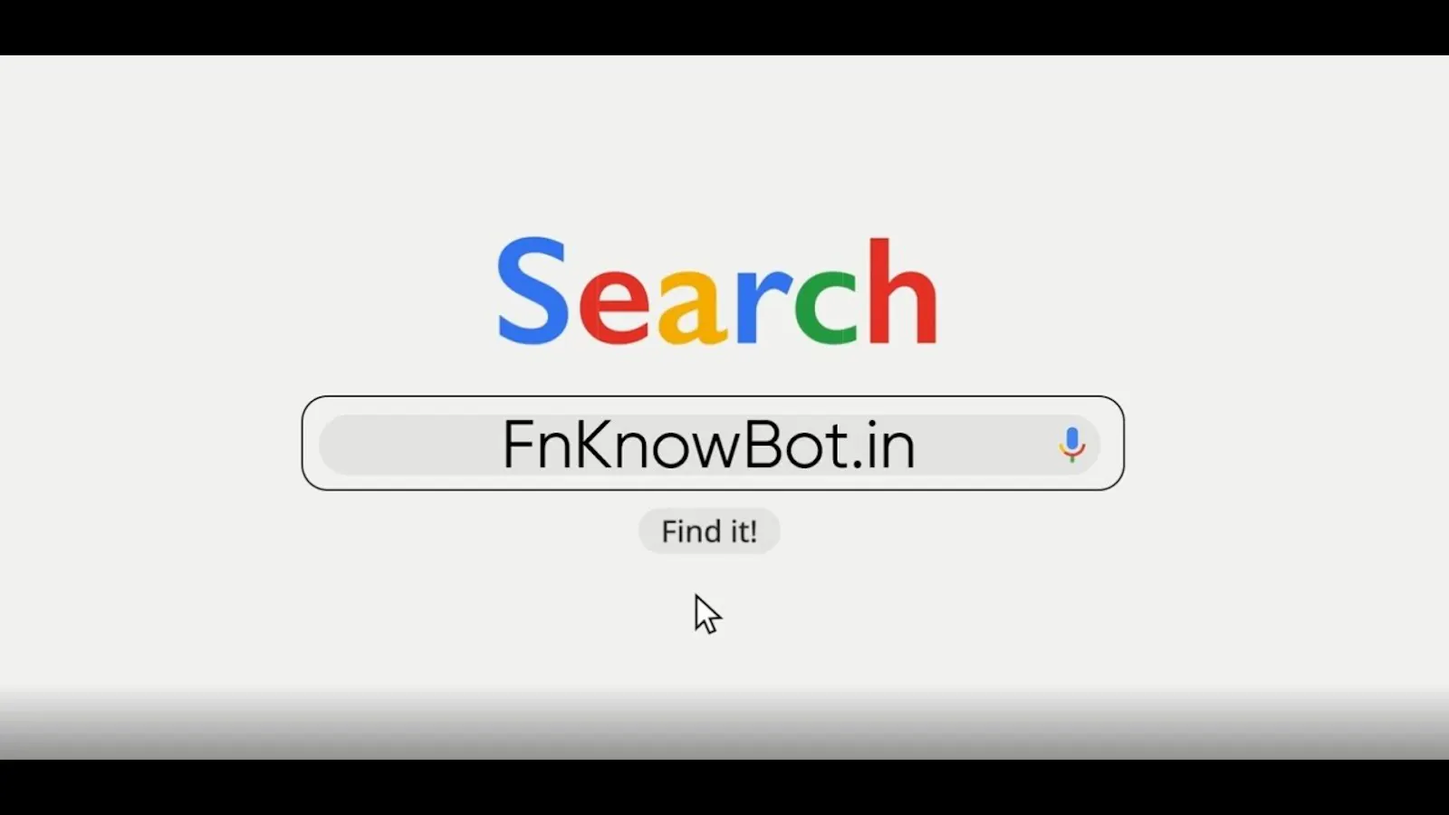 FnKnowBot Launch screenshot 1 (video preview)