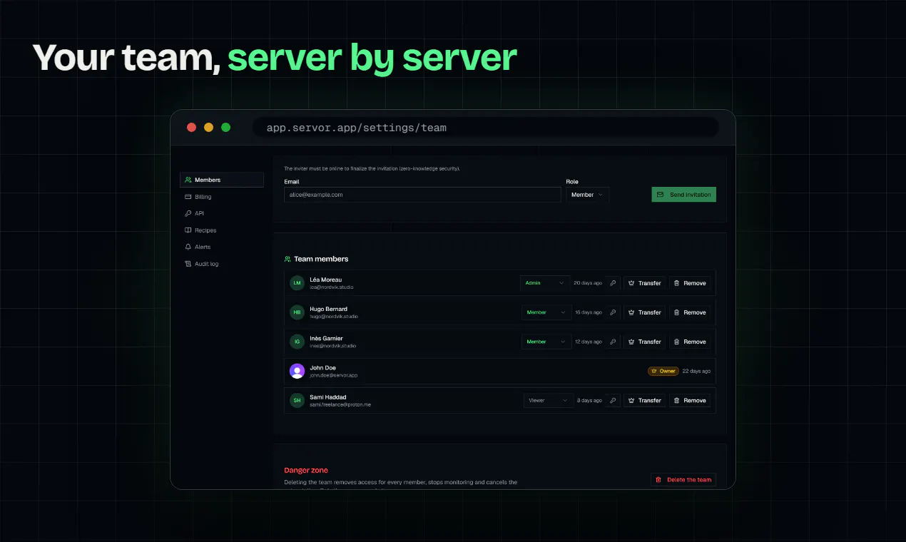Servor screenshot 5