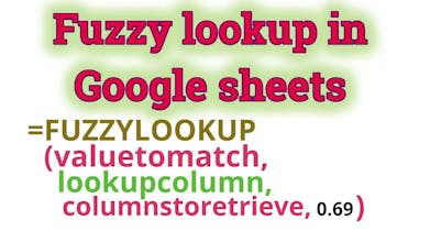 Fuzzy Lookup for google sheets gallery image