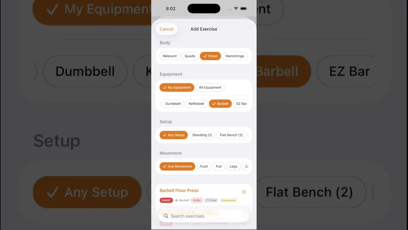 LiftSheet screenshot 1 (video preview)