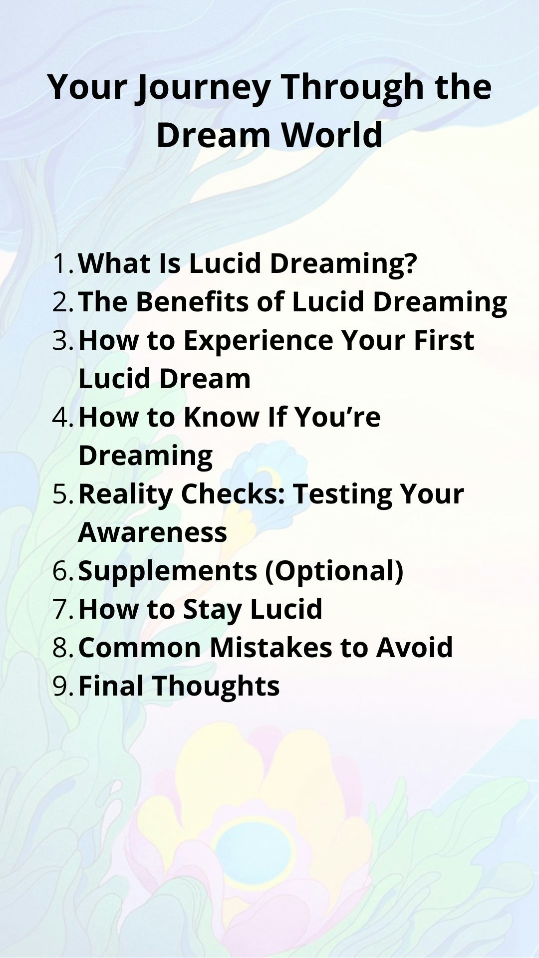 Your guide to lucid dreaming  gallery image