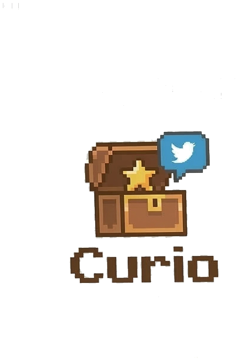 Curio - Product Hunt launch logo and brand identity