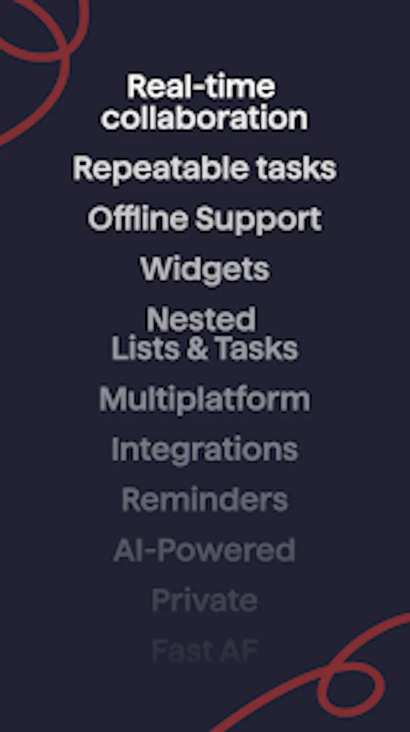 Superlist screenshot 4