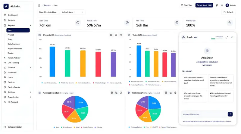 Monitor360 AI Assistant screenshot 2