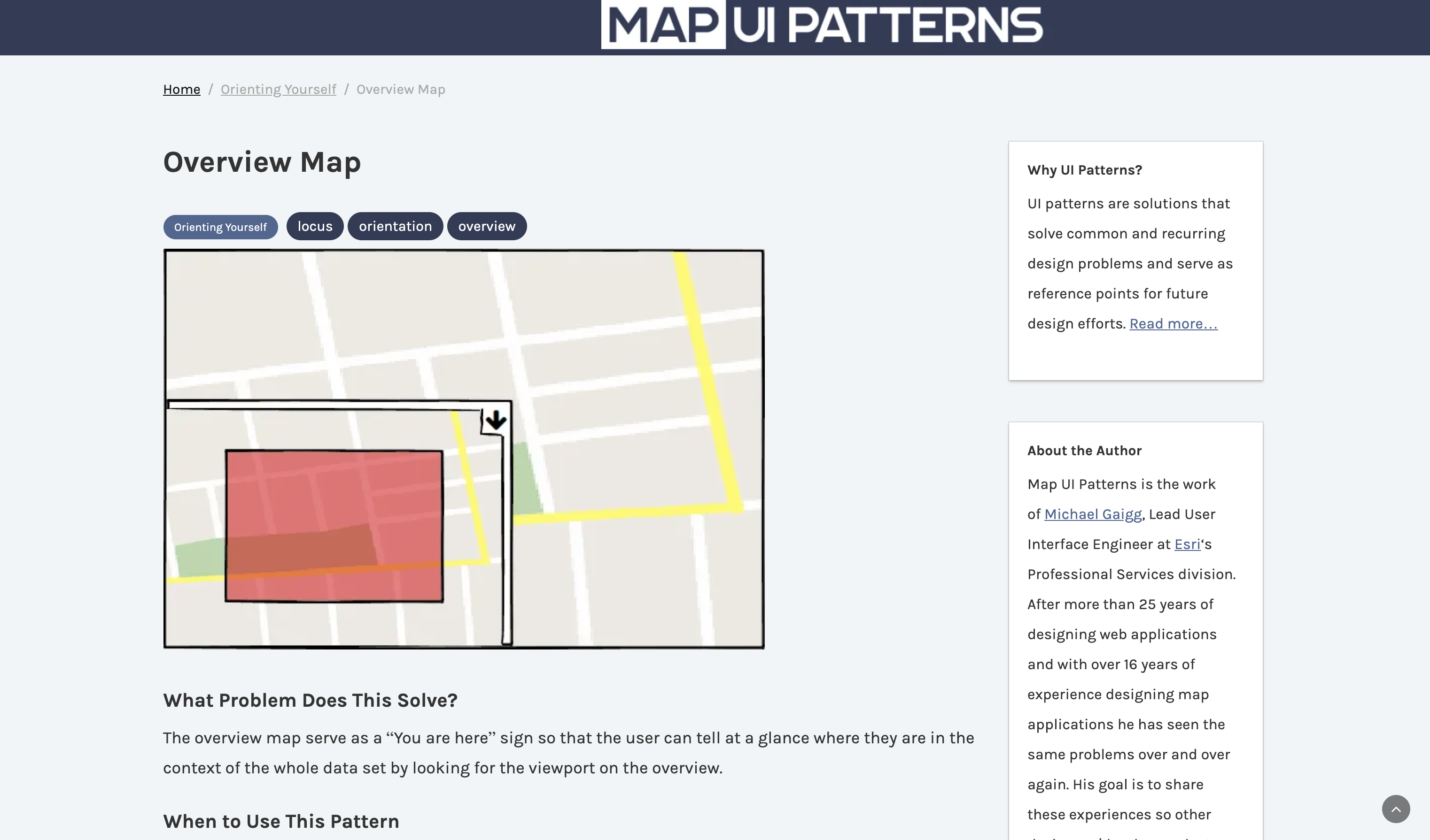 Map UI Patterns gallery image
