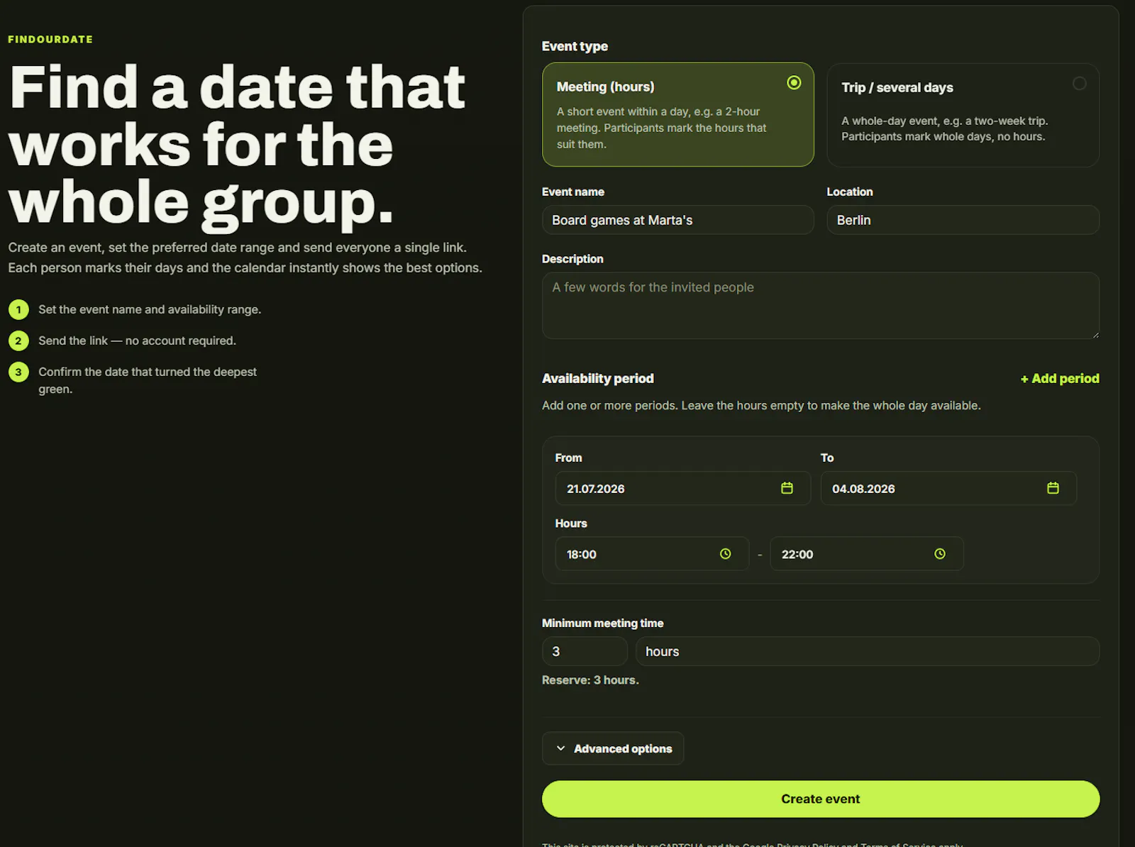 FindOurDate screenshot 4