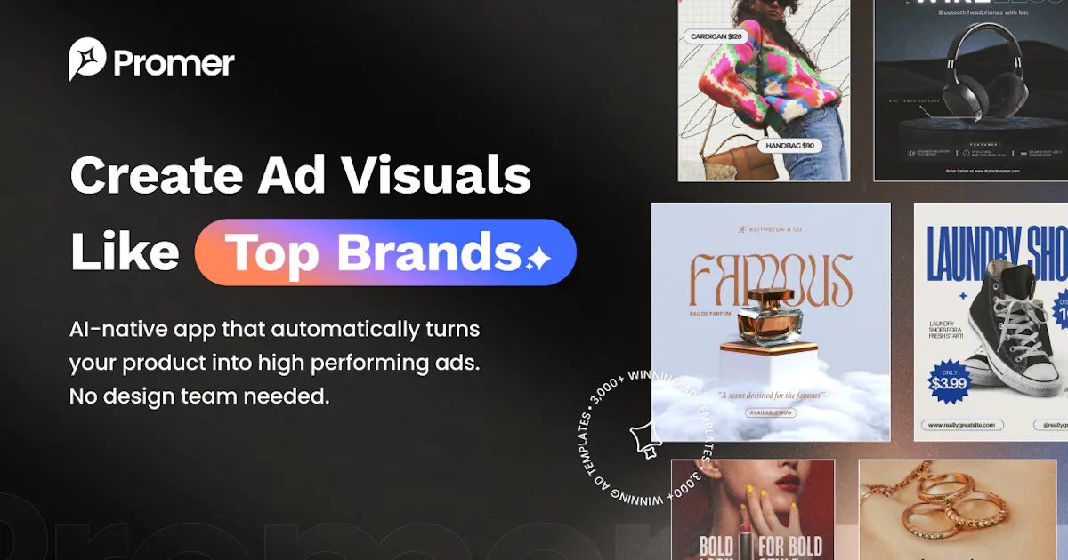 Promer AI: Ad Creative Studio