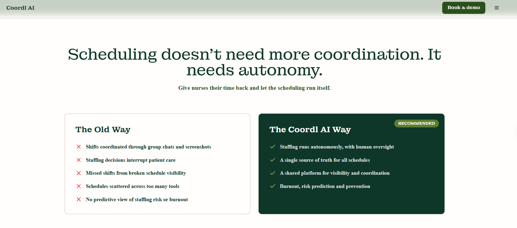 Coordl AI Demo - Main product screenshot demonstrating key features and user interface