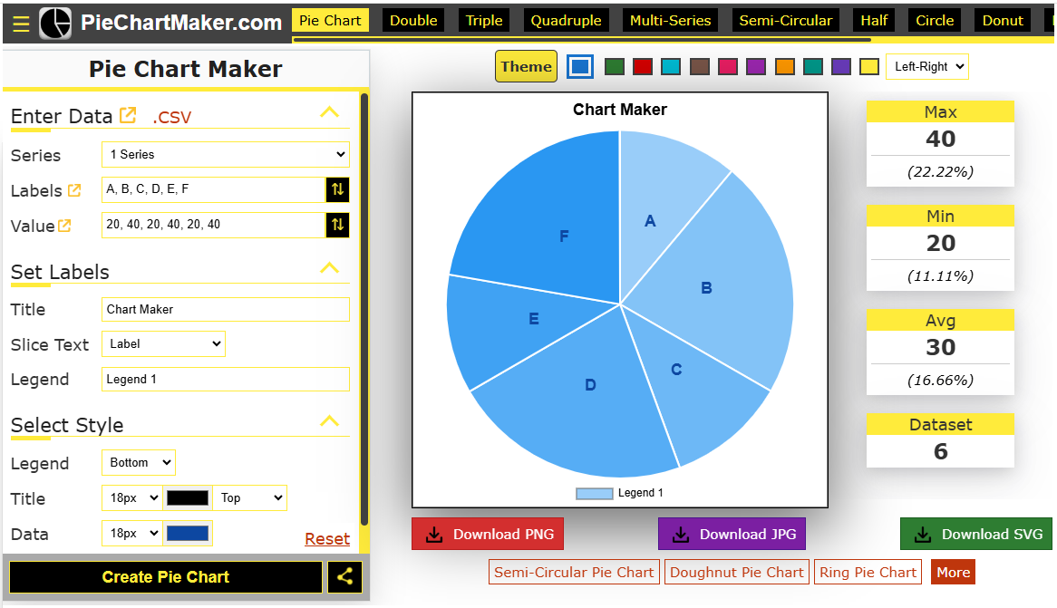 Pie Chart Maker gallery image