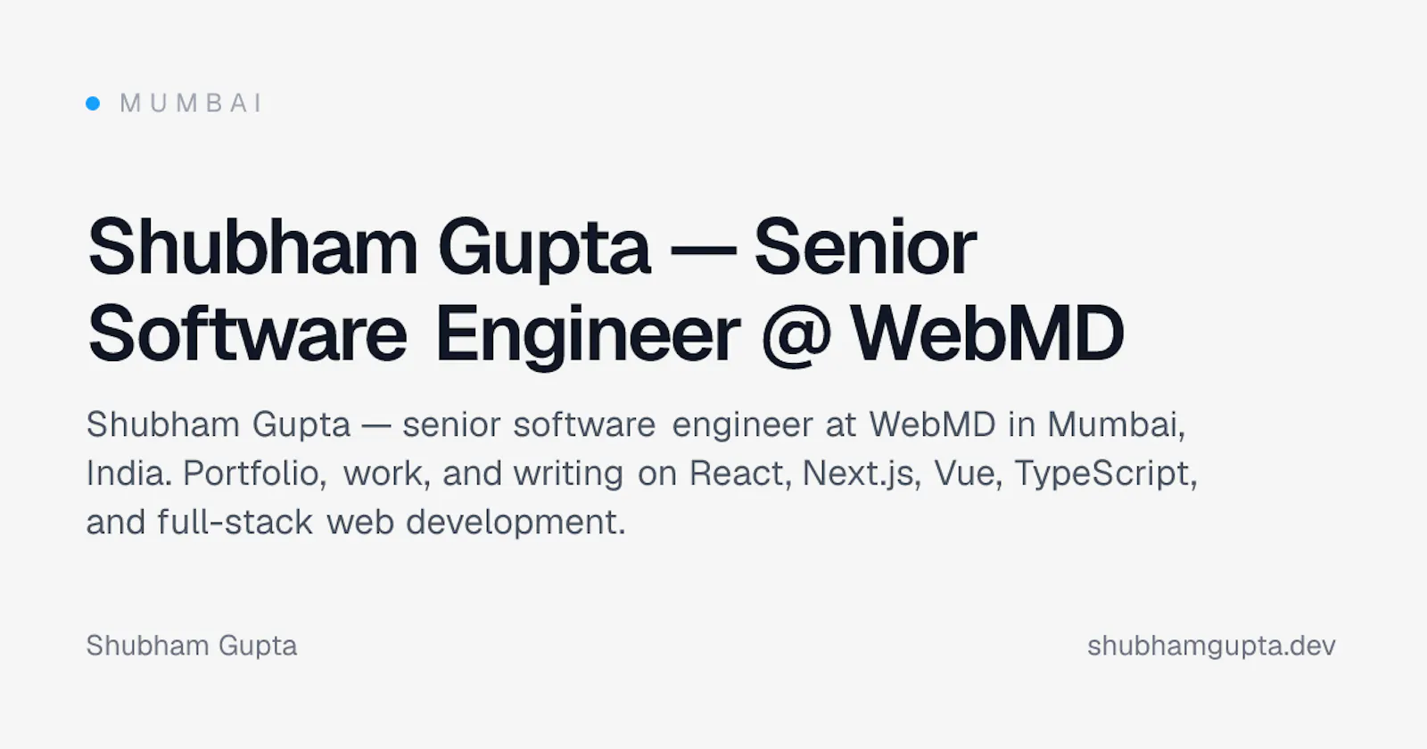 Shubham Gupta screenshot 1