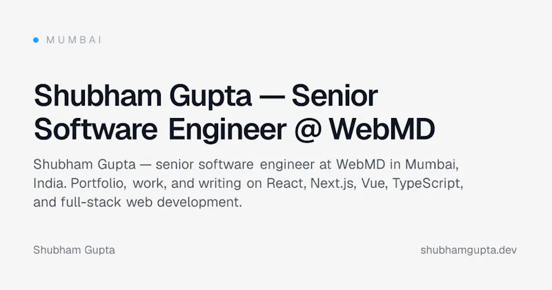 Shubham Gupta screenshot 1