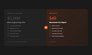 MenuGenie gallery image