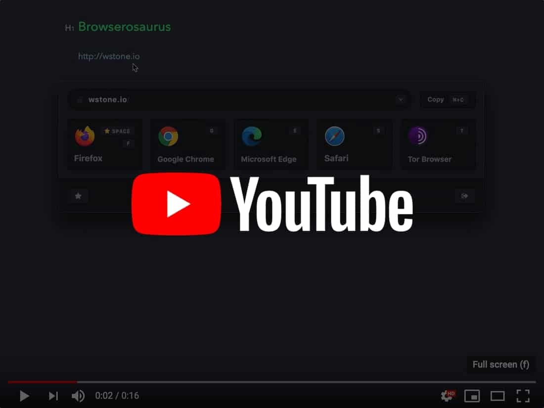 Browserosaurus gallery image