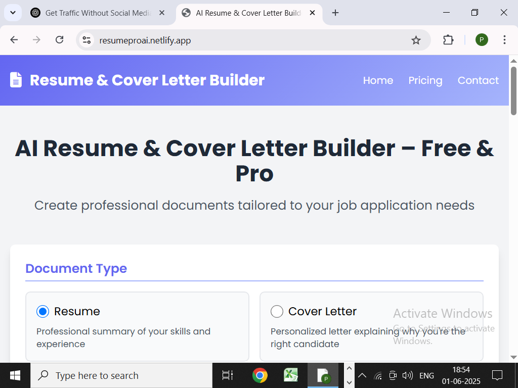 resumepro.ai gallery image