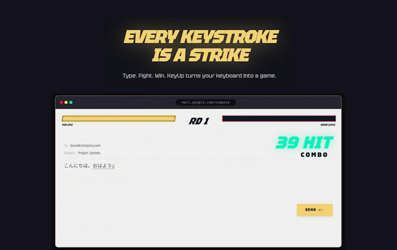 KeyUp screenshot 1