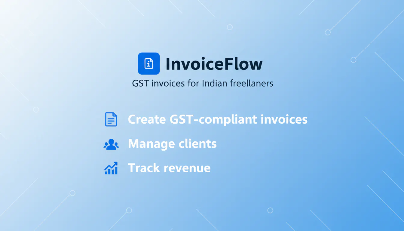InvoiceFlow — Beautiful GST invoicing  gallery image