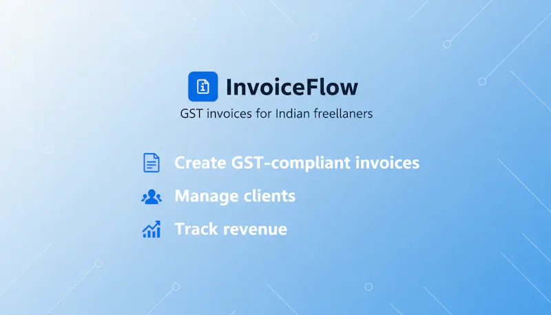 InvoiceFlow — Beautiful GST invoicing  screenshot 1