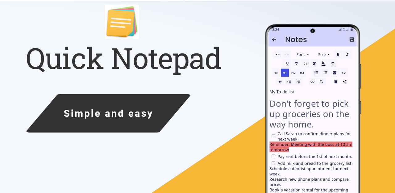notes-6 - Streamlined notes: quick & organized