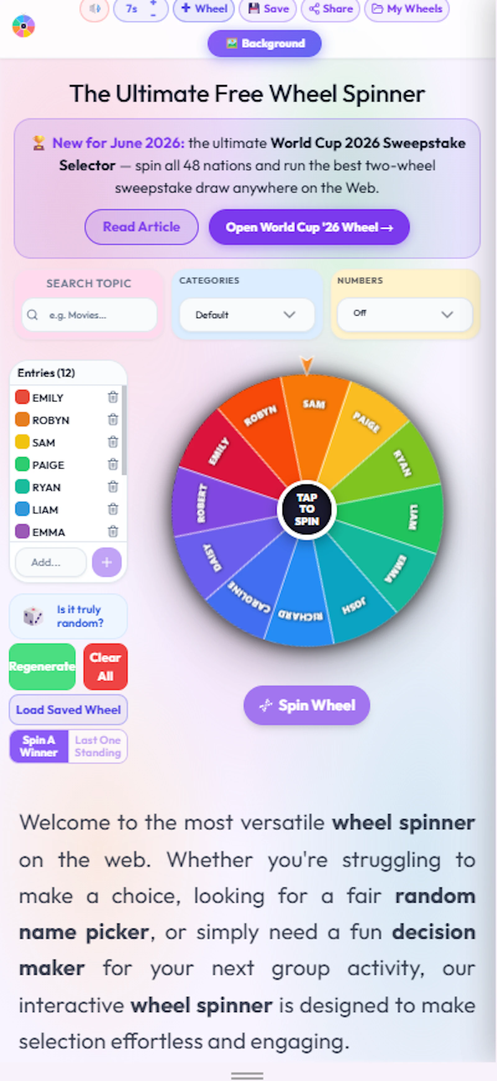 Wheelnamer screenshot 2