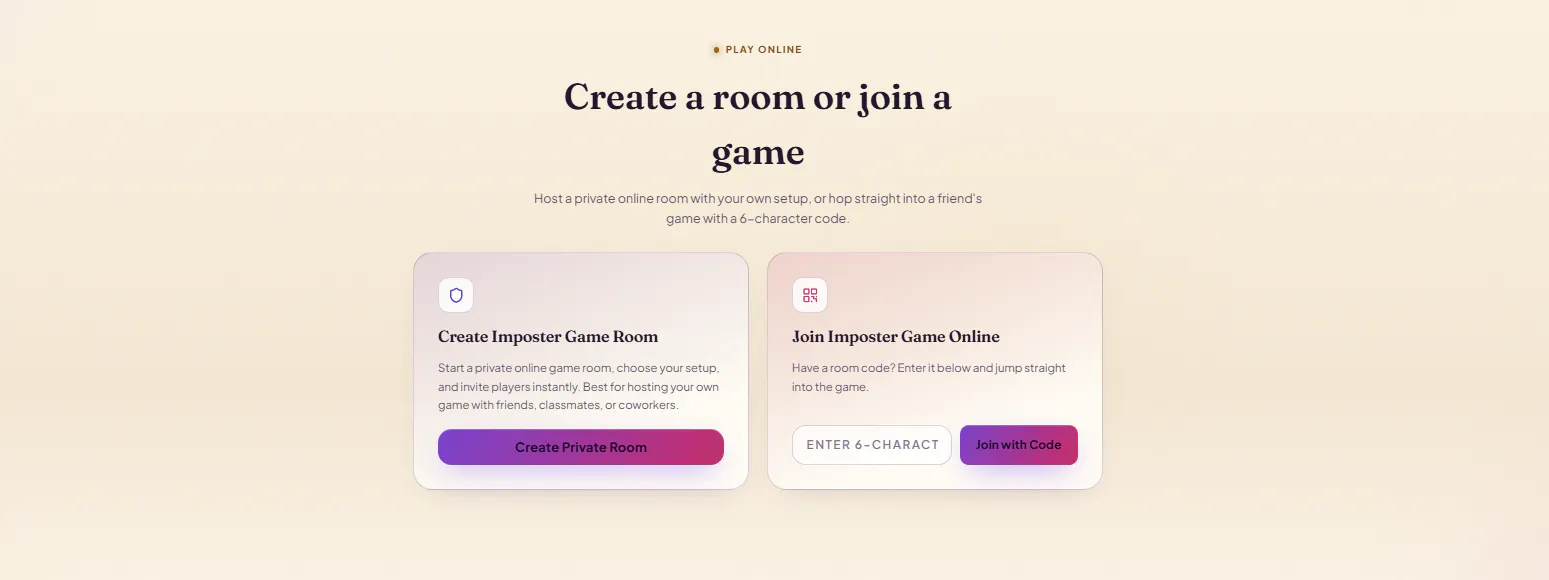 Imposter Game Word Generator | Free... gallery image