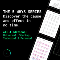 The 5 Whys - made for startups
