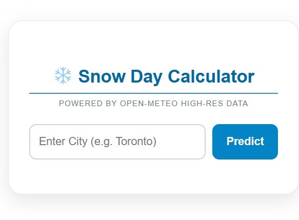 Snow day Calculator gallery image