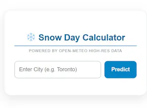 Snow day Calculator gallery image
