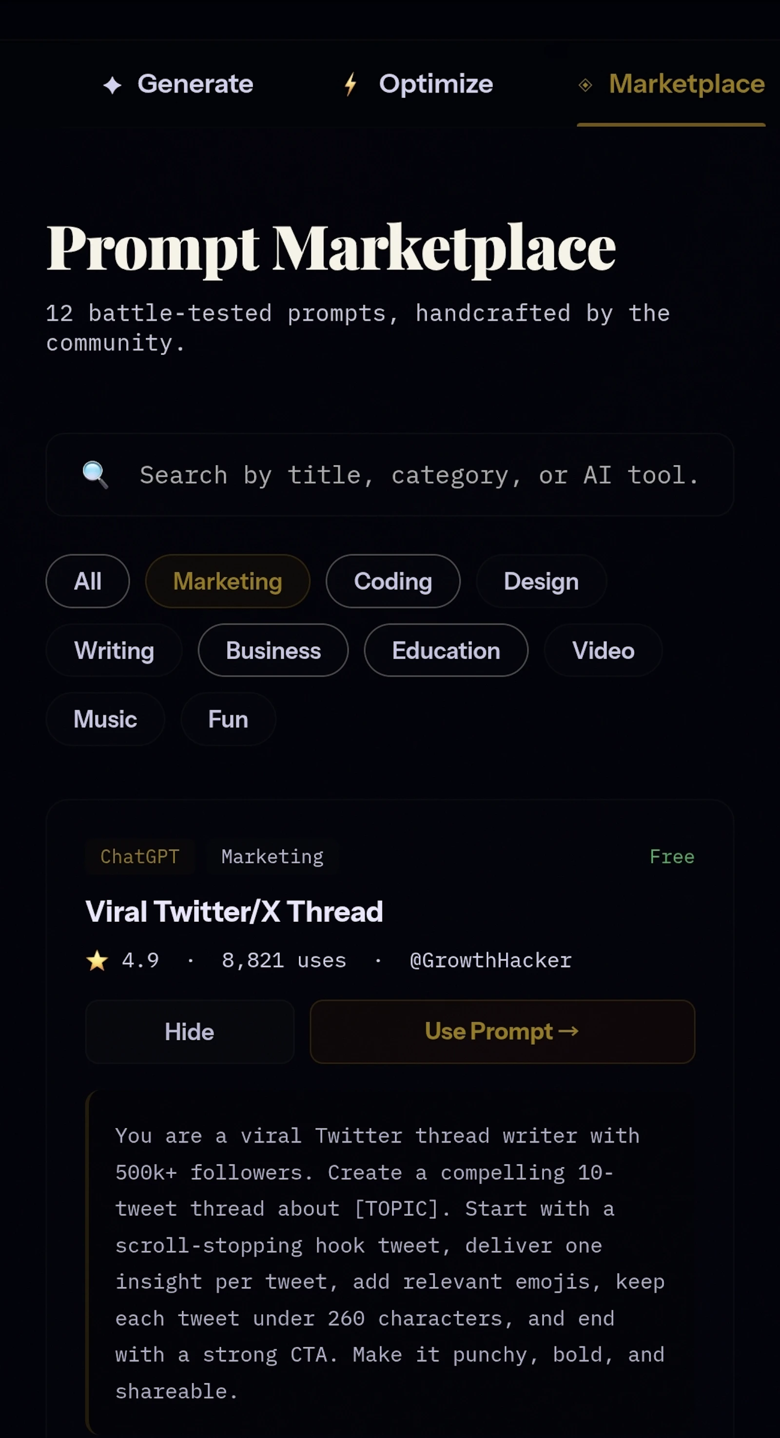 Promptsmith screenshot 3