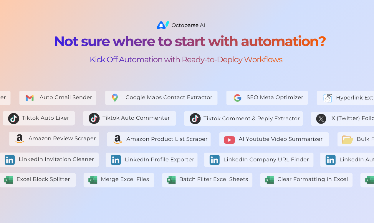 Octoparse AI gallery image