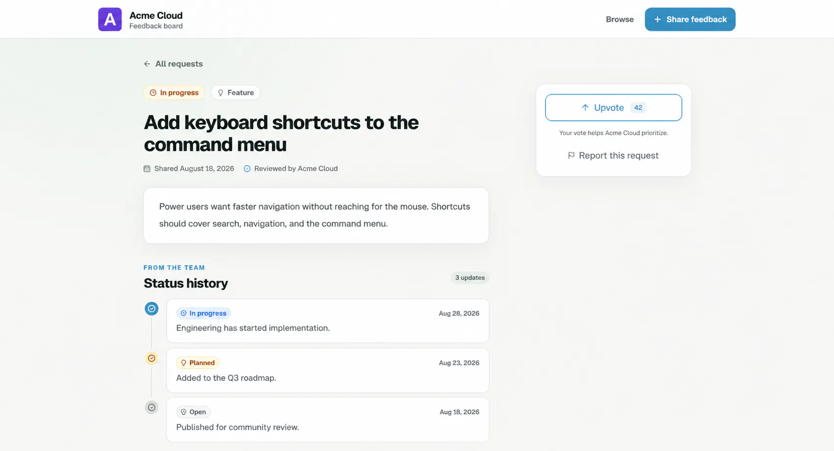 Simple Feature Board gallery image