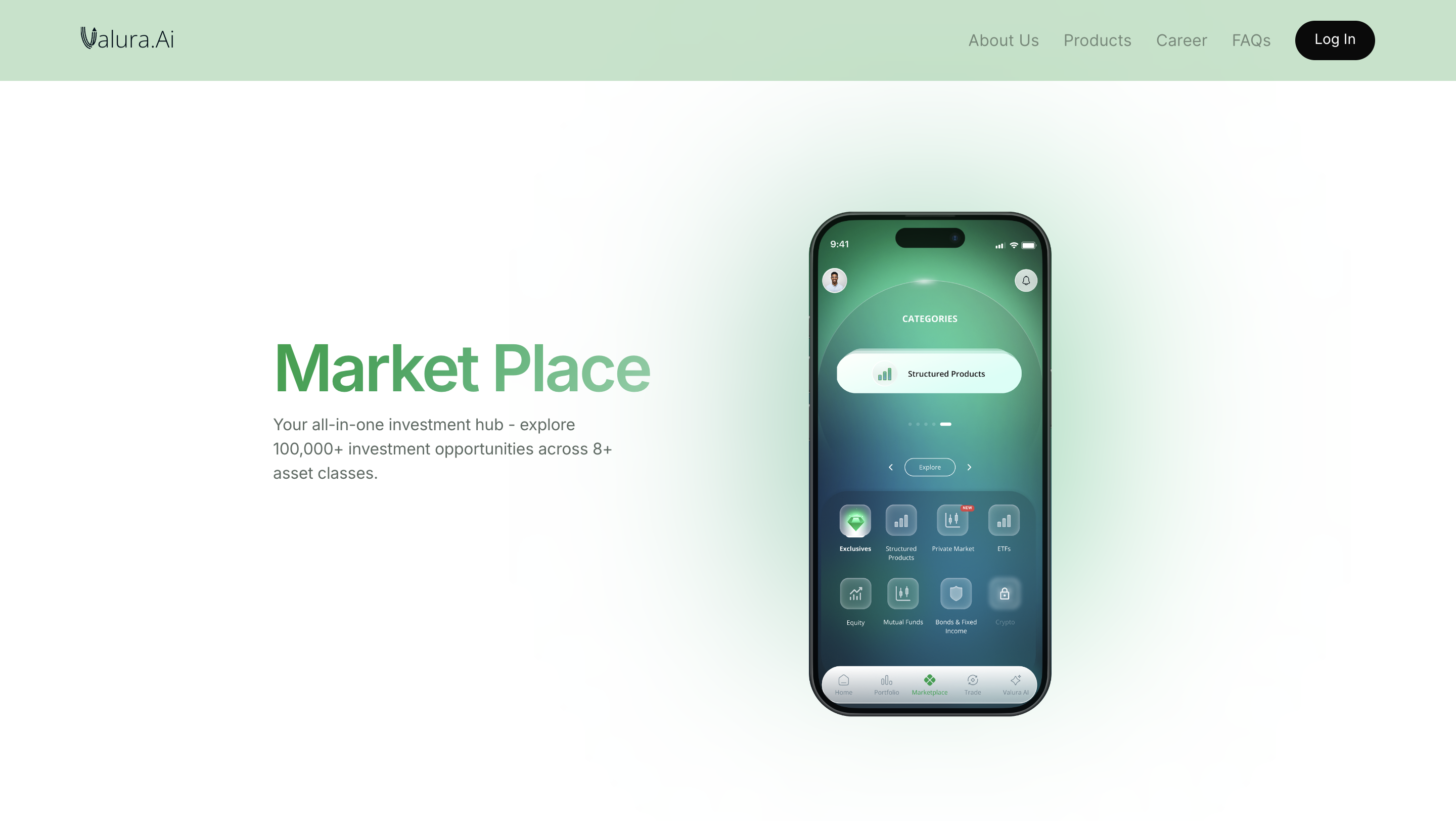 Valura.Ai - Screenshot 4 showing product features and functionality