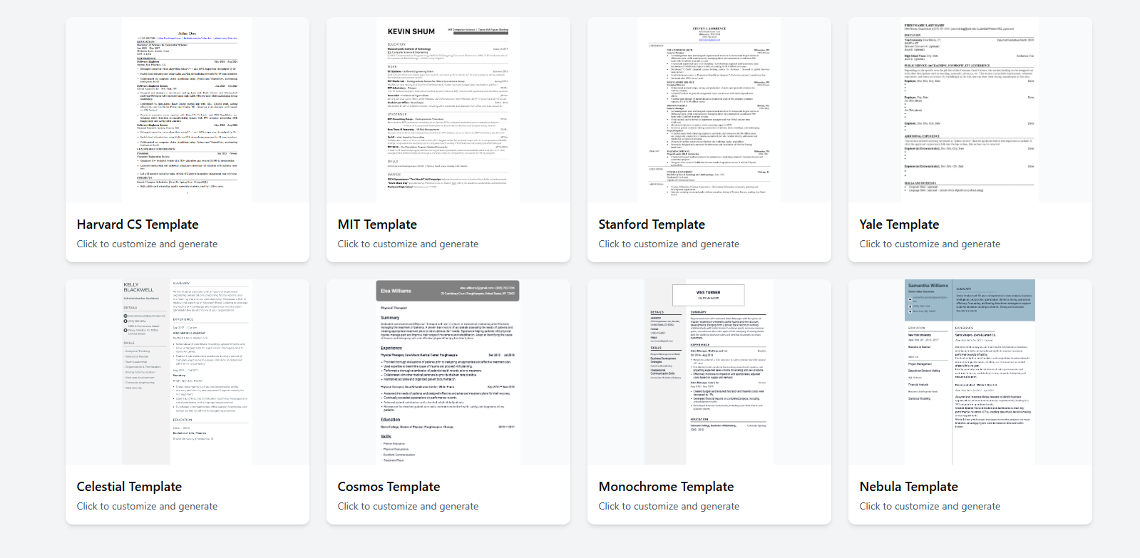 Resume Sub Builder  gallery image