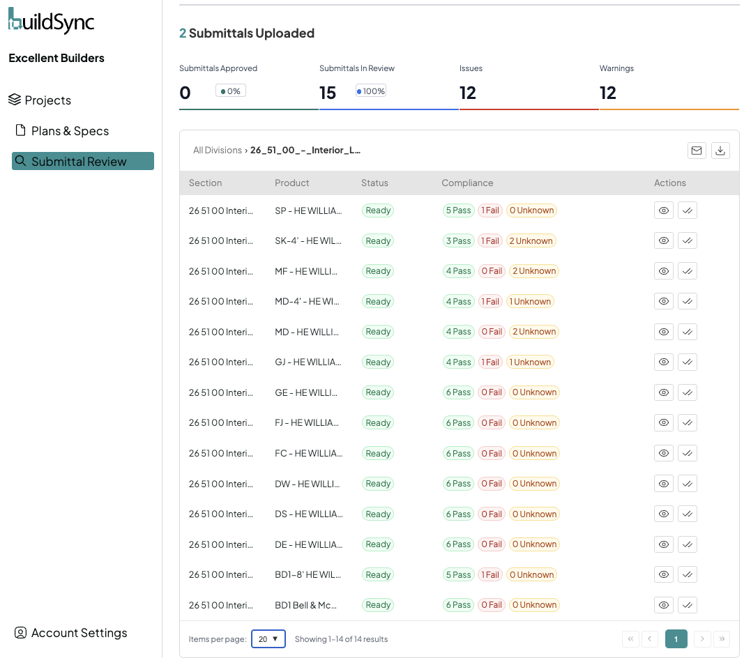 BuildSync - Screenshot 4 showing product features and functionality