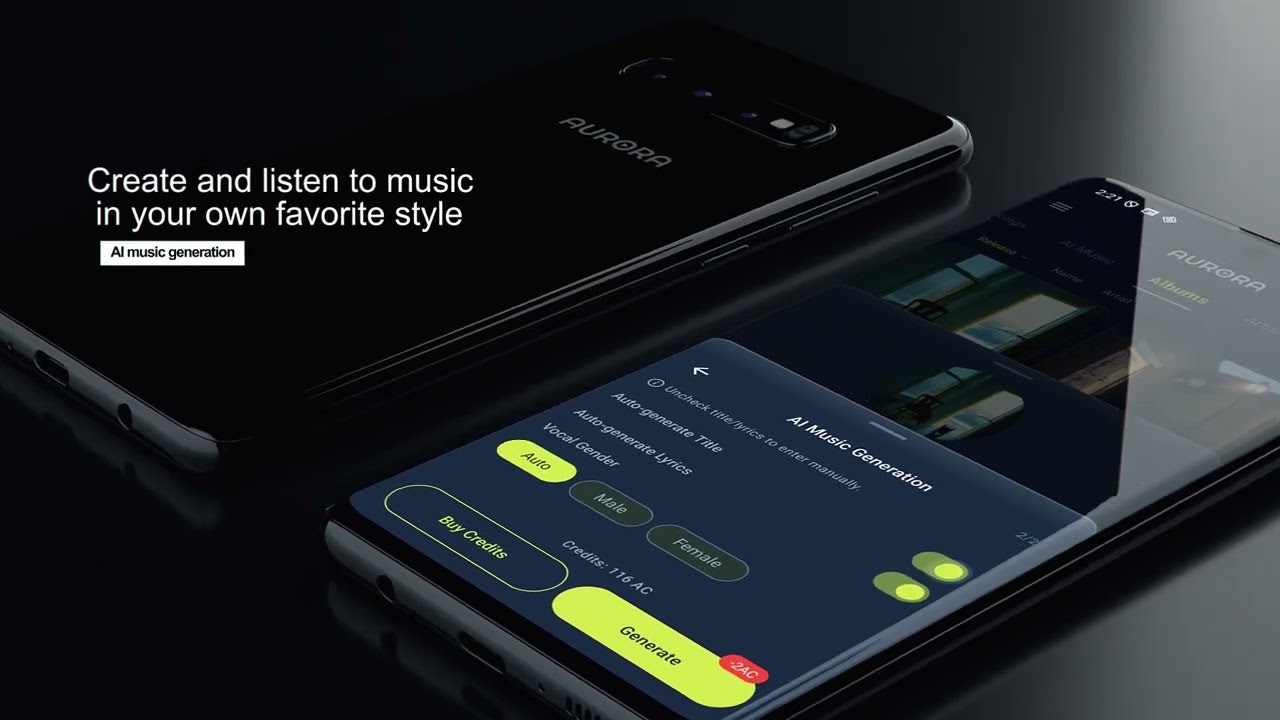 AI Music Player - AURORA gallery image