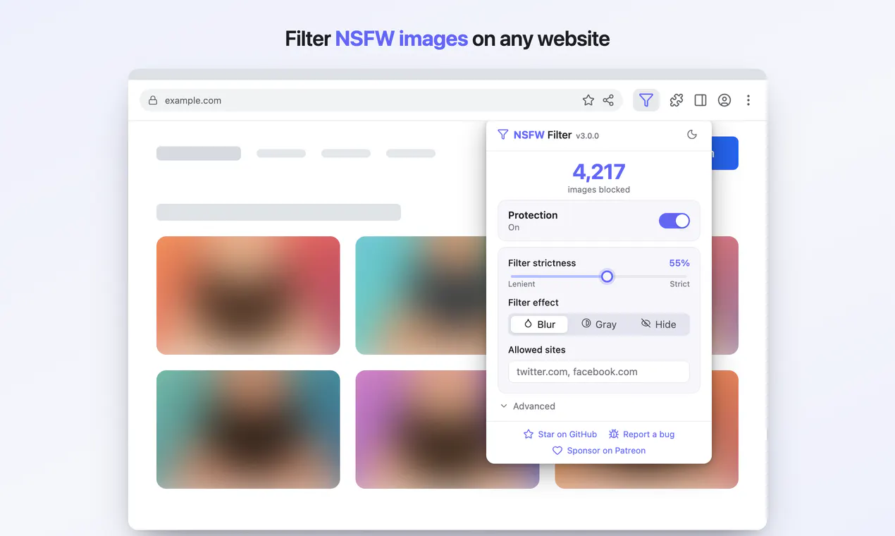 NSFW Filter 截图