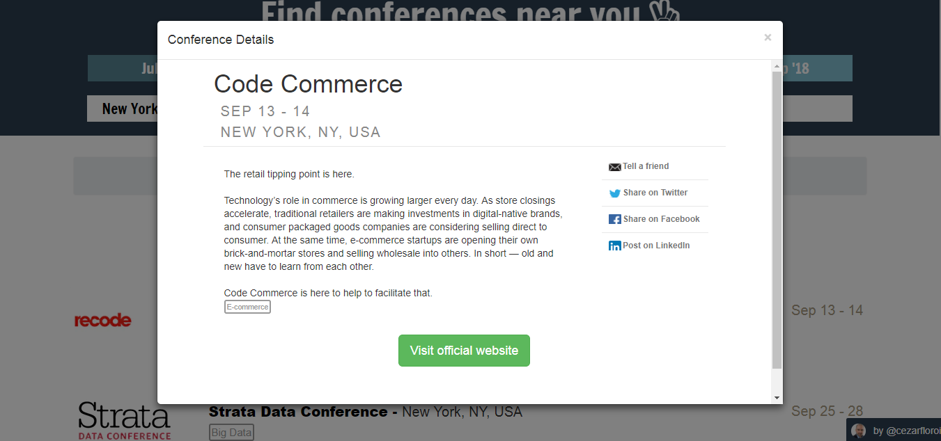 ConferenceList gallery image