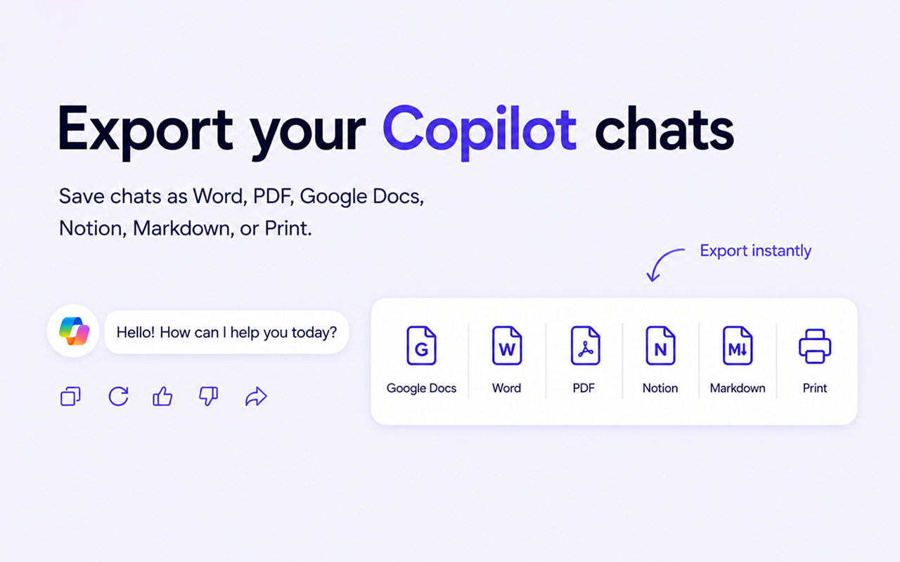 Microsoft Copilot Exporter gallery image