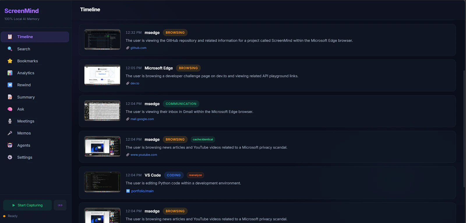 ScreenMind screenshot 3