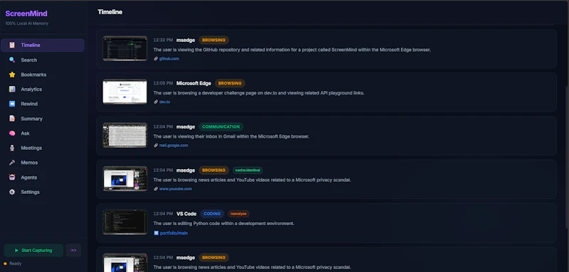 ScreenMind screenshot 3