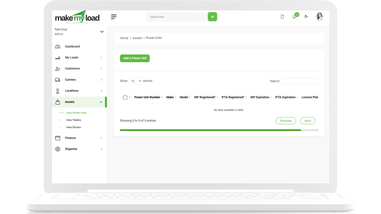 Mídia 2 de Makemyload - O melhor TMS para gerenciamento de logística e frete