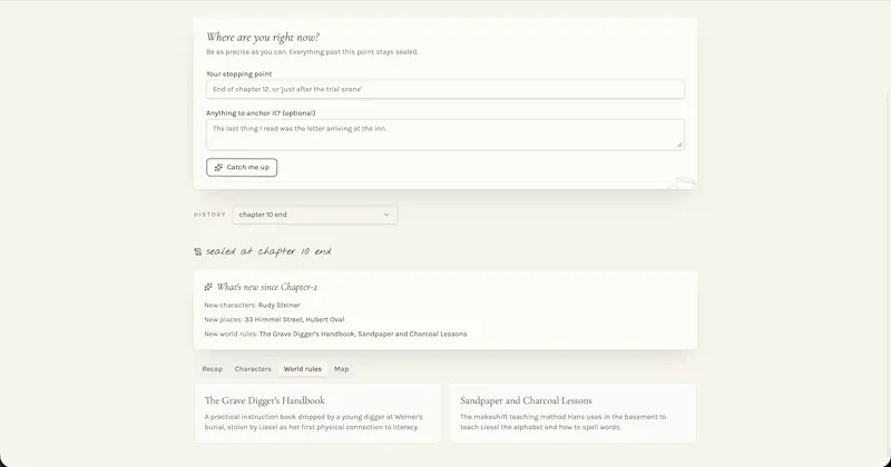 Plotrecap screenshot 5