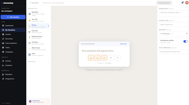 Chooseday screenshot 7