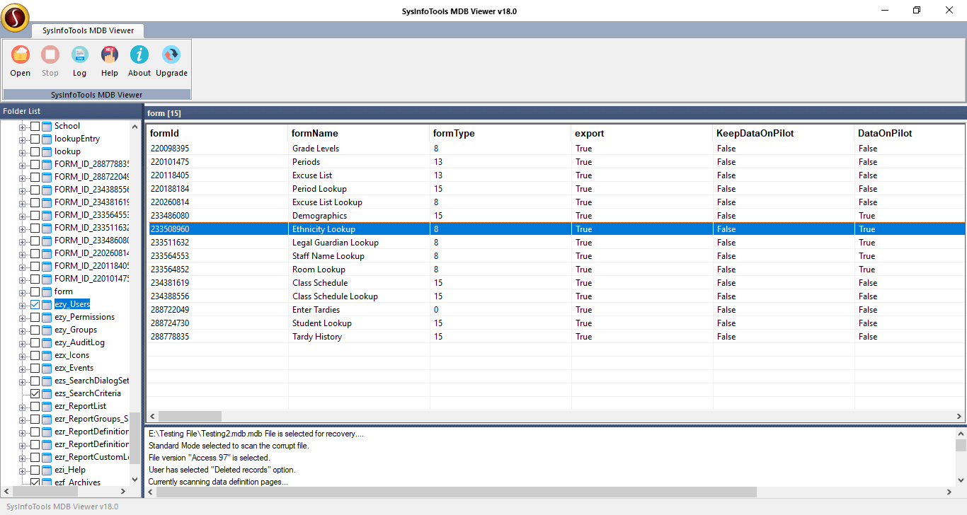 Mel ConverterTools MDB Database Viewer media 1