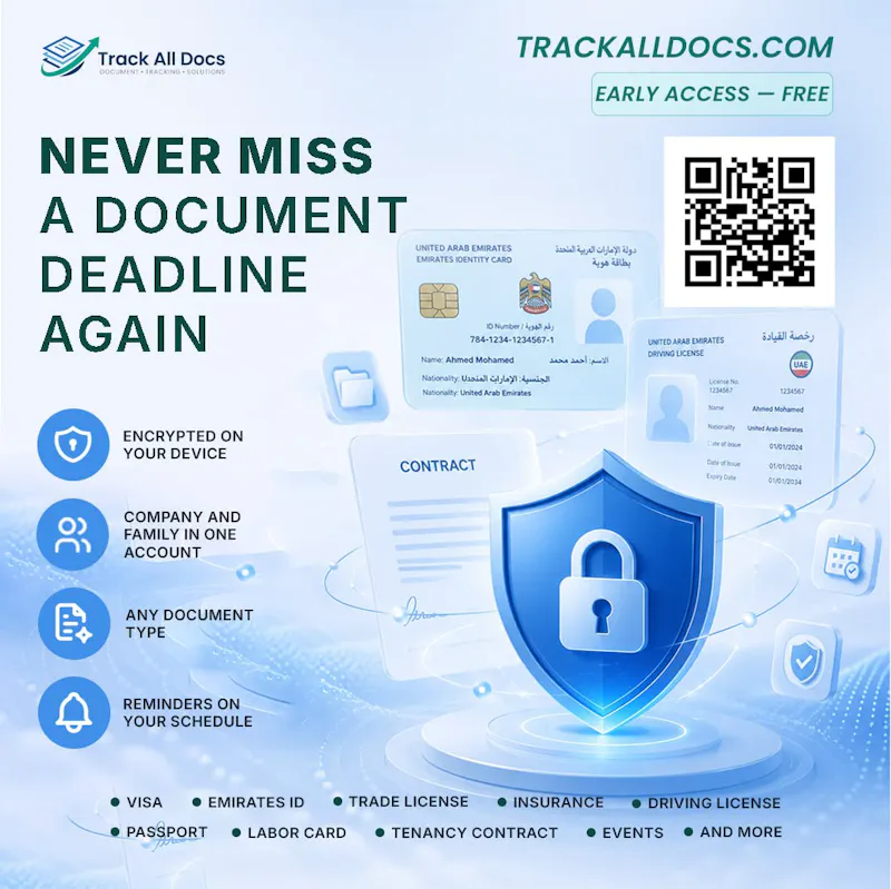 Manage Documents & Track Important Dates screenshot 1