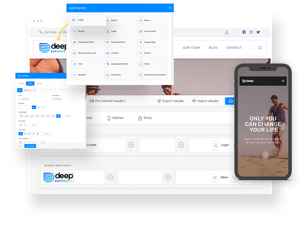 Deep WordPress Theme gallery image