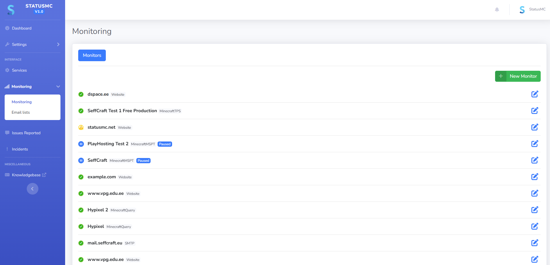 Média Statusmc - Go-to pour statutpages, surveillance et gestion des incidents 3