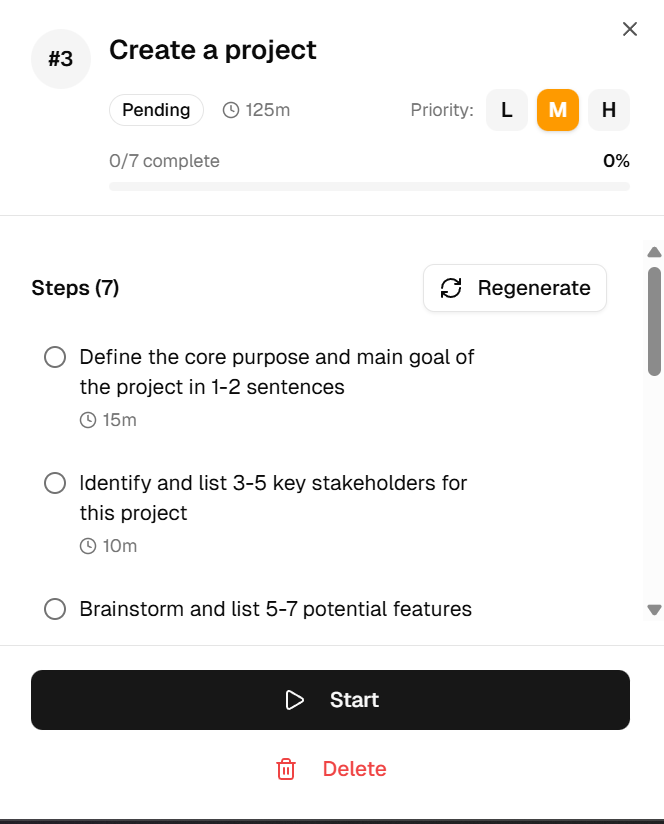 HealUp - AI Task Manager - Screenshot 4 preview