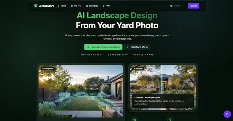 LandscapeAI screenshot 1