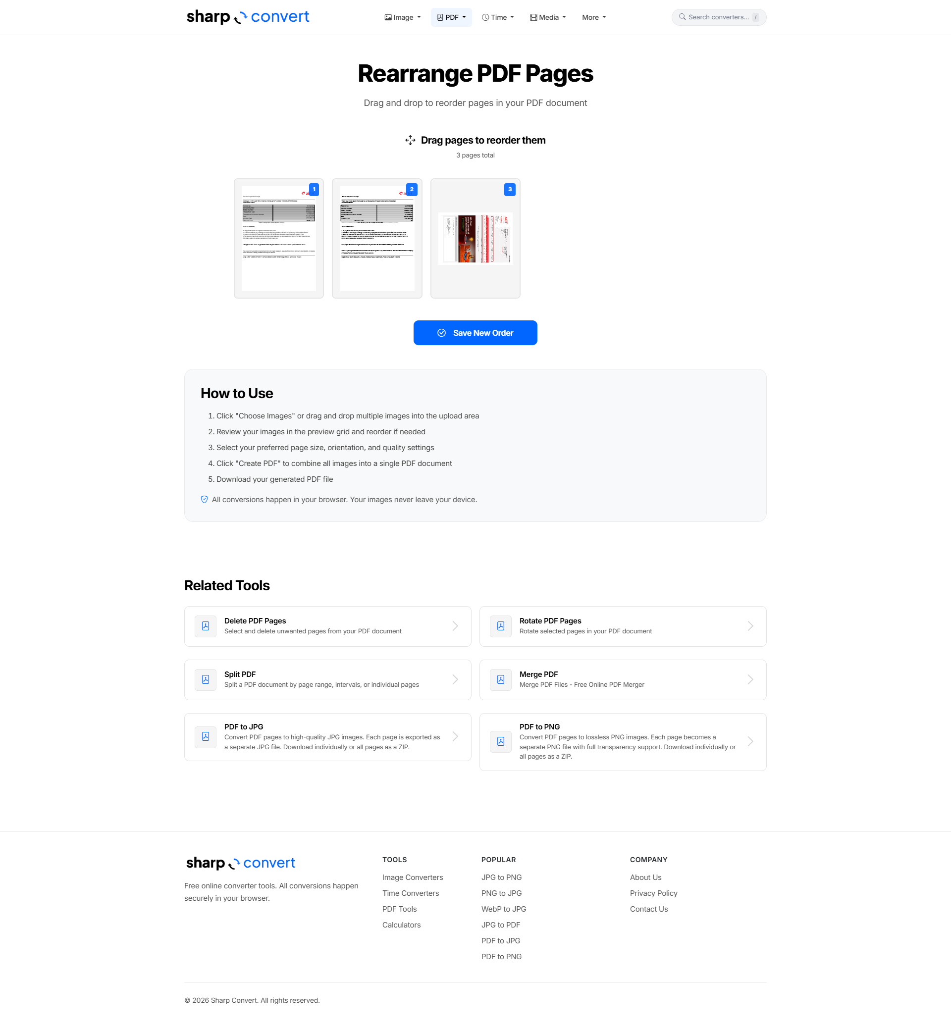 Sharp Convert - Screenshot 3 showing product features and functionality